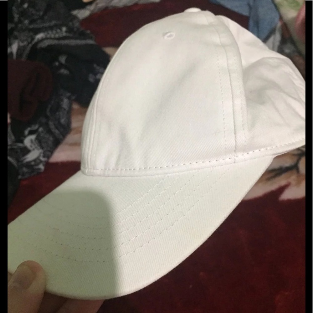White girls baseball cap hat